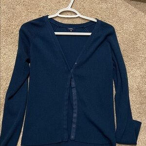 Talbots Deep Blue Women's Cardigan Sweater